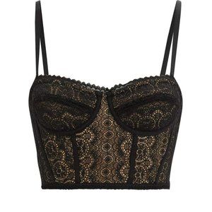 Jonathan Simkhai Night Night Lace Bustier - NWOT